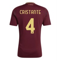 Dres AS Roma Bryan Cristante #4 Domáci 2024-25 Krátky Rukáv